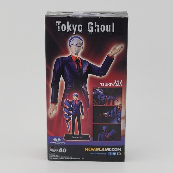 McFarlane Toys Tokyo Ghoul Color Tops Blue Wave Shu Tsukiyama Action Figure NEW - Picture 3 of 8